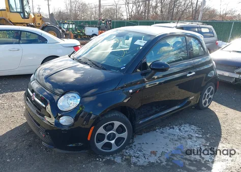 2015 Fiat 500E Battery Electric from USA, damaged, VIN 3C3CFFGE6FT555471